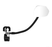 Rétroviseur de vélo avec lentille convexe HD intégrée réglable à 360° pour une sécurité accrue du vélo, compatible avec guidon de 22 à 32 mm, léger 89,3 g (B)
