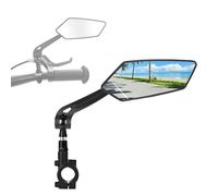 Rétroviseur de vélo droit - Pliable et rotatif à 360° - Rétroviseur universel pour vélo/vélo électrique/VTT avec vision sans distorsion, montage facile