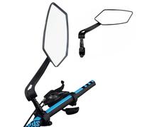 Rétroviseur De Vélo En Acrylique Réglable Et Pliable, 1 Paire, Miroir Rotatif À 360 Degrés