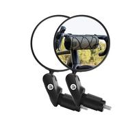 Rétroviseur de Vélo pour Bianchi E-Oltre/E-Arcadex/T-Tronik/E-Vertic/e-Omnia, Vue Dégagée et sans Obstruction, Pivotant, Rétroviseur Convexe de Type Guidon