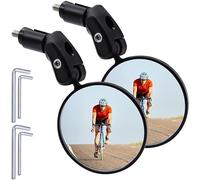 Rétroviseur de Vélo pour Orbea Orca M11eLTD M21eLTD/M31eLTD | 360 Degrés Guidon Grand Angle Transparent Pivotant Système de Visualisation Ḋurable de Bâti Sécurisé D'équipement de Conscien