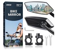 Rétroviseur de Vélo pour Vélo Électrique Gauche et Droite, HD 360° Pliable et Rotatif Rétroviseur Accessoire