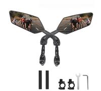 Rétroviseur de vélo réglable 360 ° Rétroviseur grand Angle rotatif pour guidon de vélo de route, accessoires de vélo 1PC The right