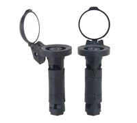 Rétroviseur de vélo - Rétroviseur de montage Bar End - 1 paire de pièces de vélo grand angle avec couvercle de protection - Pour les loisirs, l'aventure, les voyages, les trajets