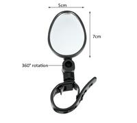Rétroviseur De Vélo Rotatif 360, Durable Et Réglable, Poignée En Silicone, Accessoires De Cyclisme