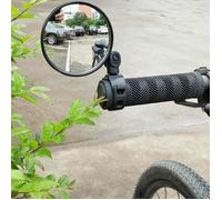 Rétroviseur de vélo sur guidon - Miroir pour bicyclette - Noir