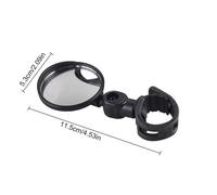 Rétroviseur De Vélo Universel Réglable En Silicone, Miroir Convexe À Grand Angle, Cyclisme, Accessoires De Vtt