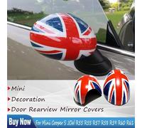 Rétroviseur de voiture, accessoires extérieurs pour Mini Countryman Clubman Paceman Cooper S Union Jack R55 R56 R57 R58 R59 R60 R61