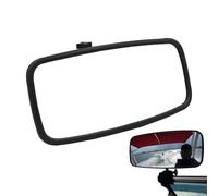 Rétroviseur de voiture anti-éblouissement pour l'intérieur - Rétroviseur panoramique et grand angle avec ventouse pour voiture et bateau - 33 x 14,6 cm