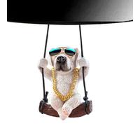 Rétroviseur de voiture en forme de chien oscillant - Accessoires de rétroviseur mignons, décoration de voiture pour intérieur de camping-car, camion, van, berline