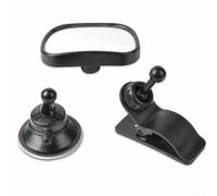 Rétroviseur de voiture pour bébé face à l'arrière, verre acrylique incassable pour la sécurité infantile avec observation grand angle, support ventouse pour pare-brise