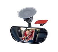 Rétroviseur de voiture Range Tour pour bébé, réglable à 360 degrés, grand angle, convexe, pour bébé, dos à la route, avec ventouses et fixation adhésive, pour voiture, SUV, camion.