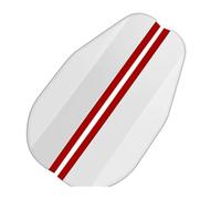 Rétroviseur de Voiture Sourcils Lot 2 Ou 4 Pare-soleil Fibre Carbone Rétroviseur Voiture Protection Contre Pluie Transparente Sourcils Auvent Gouttière Accessoire(2pcs Transparent)