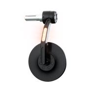 HIGHSIDER CONERO EVO BLACK EDITION miroir d’extrémité de guidon avec clignotants LED, noir