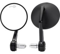 Rétroviseur d'extrémité de guidon de moto, ajustement universel, réglable à 360°, n° 2 miroirs