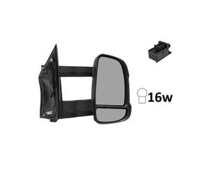 Retroviseur Elect. Complet Droit Bras Long. Chauffant 16watsensor Temp. 8plots (Fils) Pour Citroen Jumper