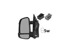 Retroviseur Elect. Complet Gauche Chauffant Avec Sonde Temp. 5w Pour Citroen Jumper
