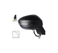 Rétroviseur électrique droit à peindre chauffant side Nissan Qashqai J12 depuis 2021 - 96373-6PA2A / 963666PA2A / 261606PA0A / 96301-6UN0B