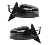 Rétroviseur électrique Pour Mercedes Pour Benz W221 Classe S S300 S350 S400 S63 2006-2013 Ensemble Rétroviseur Électrique Porte Latérale Complet Rétroviseur(Black,A pair)