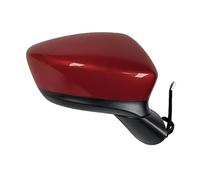 Rétroviseur électrique Rétroviseurs D'aile Complet 8 Broches Pour Mazda Pour Cx5 2012 2013 2014 2015, Ensemble De Rétroviseurs Voiture, Miroir D'aile De Porte Complet(Rouge,La gauche)