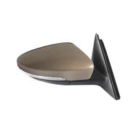 Rétroviseur Électrique voiture Pour VW Pour Passat CC 2008 2009 2010 2011 2012 2013 2014-2018 Clignotant Pliable Et Chauffant Assemblage De Rétroviseur Latéral À 9 Ou 13 Fils(13 Wires Gold R)