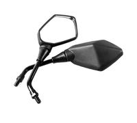 Retroviseur Embout Guidon 2 Pièces/paire 8mm 10mm Moto Miroir Rétroviseurs Arrière Côté Convexe Poignée Barre Fin Miroirs