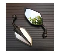 Retroviseur Embout Guidon 2 Pièces/paire Miroir De Moto Universel 10mm Rétroviseurs Arrière Côté Convexe Poignée Barre Fin Miroirs Rétroviseur Latéral