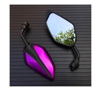 Retroviseur Embout Guidon 2 Pièces/paire Miroir De Moto Universel 10mm Rétroviseurs Arrière Côté Convexe Poignée Barre Fin Miroirs Rétroviseur Latéral