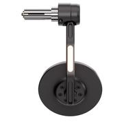 HIGHSIDER CONERO EVO BLACK EDITION miroir d’extrémité de guidon avec clignotants LED, noir