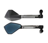 Retroviseur Embout Guidon Rétroviseur Latéral De Moto, Réflecteur VueArrière À Large Portée, Guidon Réglable, Miroir Gauche Droit