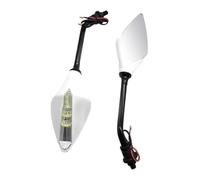 Retroviseur Embout Guidon Rétroviseurs Latéraux De Moto Avec Clignotant, Universel, Pour, pour, pour, 10mm