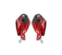 Retroviseur Embout Guidon Rétroviseurs Montés Sur Guidon De Moto, 2 Pièces/ensemble 8/10mm, D'extrémité Barre Poignée, Rétroviseur Latéral, Miroir Auxiliaire Recul