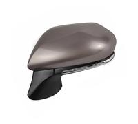 Retroviseur Ensemble Rétroviseur Latéral Pliable Avec Lentille Lampe Chauffante Pour Toyota Pour Camry 2018 2019 2020 2021 Rétroviseur Extérieur(Only Left brown)
