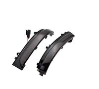 Rétroviseur Extérieur Clignotants Pour GOL G6 G7 G8 FOX POLO Pour Golf 4.5 Pour Vento Voyage Saveiro CrossFox Dynamique LED Clignotant Flèche Rétroviseur LED Indicateur(Dynamic Smoked black)