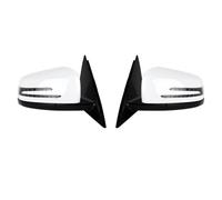 Rétroviseur Extérieur Complet Pour Benz W212 E250 E300 Pour E350 E400 E550 E63 AMG 2010-2016 Couvercle de rétroviseur latéral(1 Pair White)