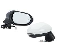 Rétroviseur extérieur complet Rétroviseur Latéral À 7 Broches Avec Angle Mort Lampe De Signalisation Chauffante Pièces Pour Toyota Pour Corolla 2020-2023 Auto Rétroviseur Extérieur(1 paire)