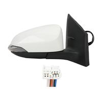 Rétroviseur Extérieur De Voiture Pour Toyota, Pour Corolla E170 2014 - 2019, Assemblage Latéral Gauche Droit À 7 Lignes Avec Clignotant Rétroviseur Porte Ensemble(Blanc Droit)