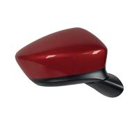 Rétroviseur extérieur droit Pour Mazda CX-5 CX5 KE 2013 2014 8 fils avec clignotant LED chauffé électrique pliant voiture rétroviseur extérieur assemblée(Passion Red Right)