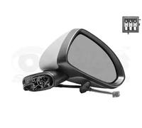 Rétroviseur extérieur droite Rétroviseurs complets 3750806 VAN WEZEL pour OPEL