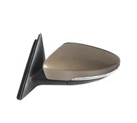 Rétroviseur extérieur électrique chauffant, rabattable et clignotant avec 9 ou 13 fils, compatible avec VW Passat CC 2008-2018(13 Wires Gold L)