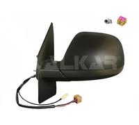 ALKAR 9227928 Rétroviseur extérieur chauffant avec antenne asphérique gauche Compatible avec VW Transporter T5 Van 7HA, 7HH, 7EA, 7EH Transporter T5 Minibus 7HB, 7HJ, 7EB, 7EJ, 7EF, 7EG, 7HF, 7EC