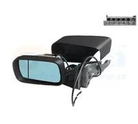 Rétroviseur extérieur gauche teinté en bleu 0646805 VAN WEZEL pour BMW 3