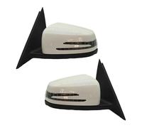 Rétroviseur Extérieur Pour Benz Pour W212 E250 E300 E350 E400 E550 E63 Pour AMG 2010-2016 Accessoires Voiture Ensemble Couvercle Rétroviseur Latéral Automatique(1Pair White8)