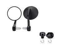 Rétroviseur extérieur réglable Pour Street Bikes Dirt Bikes BMX Bikes And Scooters moto Guidon Miroir 7/8 '' 22mm Bar End Mirror Rétroviseur(2x10mm Clockwise 2)