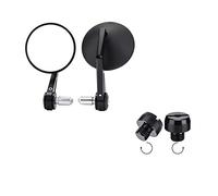 Rétroviseur extérieur réglable Pour Street Bikes Dirt Bikes BMX Bikes And Scooters moto Guidon Miroir 7/8 '' 22mm Bar End Mirror Rétroviseur(2x10mm clockwise anticlock 2)