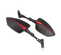 Rétroviseur extérieur réglable Rétroviseurs Latéraux Réglables De Moto Pour SH125 SH125i SH300 SH300i Pour SH 125 150i Pour SH 300 300i 8mm 10mm(Red2)