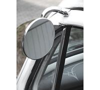 Rétroviseur extérieur Universel Hansen Styling Parts - Acier Inoxydable - 1 pièce, Compatible côté conducteur et Passager