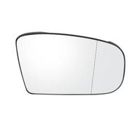 RéTroviseur ExtéRieur Verre Rétroviseur Latéral Chauffant En Verre Lentille Blanche Et Bleue Pour Mercedes Pour Benz Classe S W220 1998 - 2002(White R)