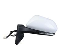 Rétroviseur Extérieur Voiture Pour Toyota Pour Prius 2016-2022 9 Broches Conducteur Droit Avec Clignotant Chauffant RHD Rétroviseur Assemblage RJA094-1234 Rétroviseur Complet(Gauche)
