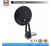 Rétroviseur FAR réversible en bout de guidon 7792 noir pour Fantic Caballero